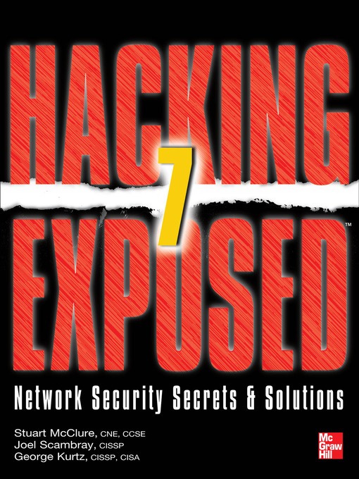Title details for Network Security Secrets and Solutions by Stuart McClure - Wait list